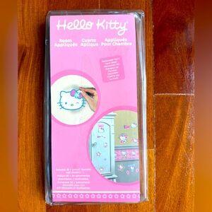 Hello Kitty Room Wall Appliqués Decor Self Adhesive Removable Stickers Reusable
